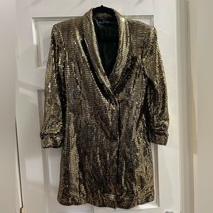 Zara sequence blazer dress